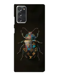 Чехол для Samsung Galaxy Note 20 с картинкой «LV — мраморный принт»