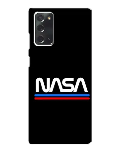 Чехол для Samsung Galaxy Note 20 с картинкой «NASA — классика Red Blue»