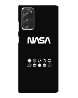 Чехол для Samsung Galaxy Note 20 с картинкой «NASA — технический принт»