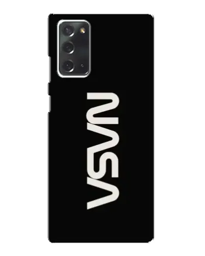 Чехол для Samsung Galaxy Note 20 с картинкой «NASA — вертикальный логотип»