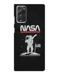 Чехол для Samsung Galaxy Note 20 с картинкой «NASA — шагаем по Луне»