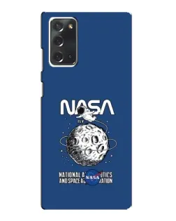 Чехол для Samsung Galaxy Note 20 с картинкой «NASA — лунная миссия»