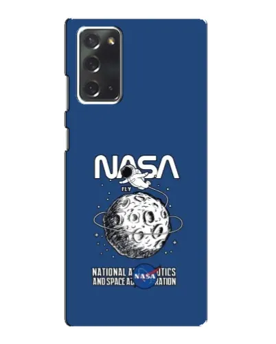 Чехол для Samsung Galaxy Note 20 с картинкой «NASA — лунная миссия»