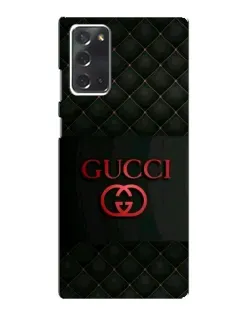 Чохол для Samsung Galaxy Note 20 з картинкою «Gucci — стьобаний чорний»