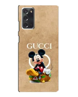 Чохол для Samsung Galaxy Note 20 з картинкою «Міккі Маус Gucci — крафт»