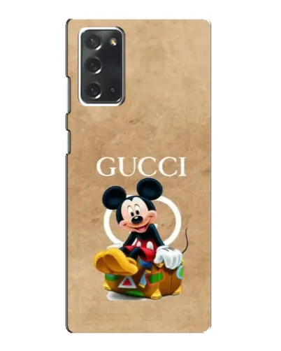 Чехол для Samsung Galaxy Note 20 с картинкой «Микки Маус Gucci — крафт»