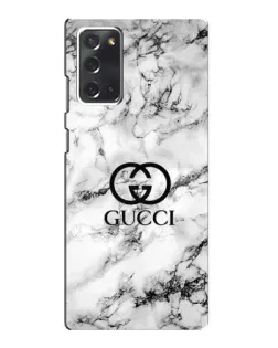Чохол для Samsung Galaxy Note 20 з картинкою «Gucci — мармуровий шик»