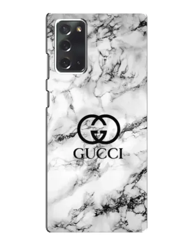 Чехол для Samsung Galaxy Note 20 с картинкой «Gucci — мраморный шик»