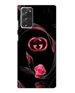 Чохол для Samsung Galaxy Note 20 з картинкою «Gucci — неонова троянда»