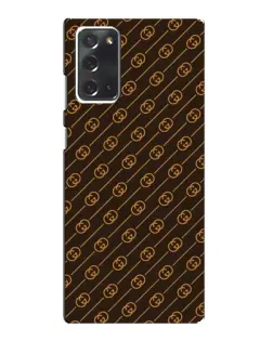 Чохол для Samsung Galaxy Note 20 з картинкою «Gucci — золоті діагоналі»