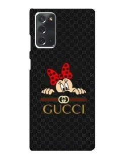 Чохол для Samsung Galaxy Note 20 з картинкою «Мінні Маус Gucci — чорний»