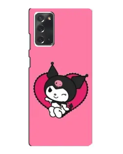Чехол для Samsung Galaxy Note 20 с картинкой «Kuromi — любовь в сердце» Чехол для Samsung Galaxy Note 20 с картинкой «Kuromi — любовь в сердце»