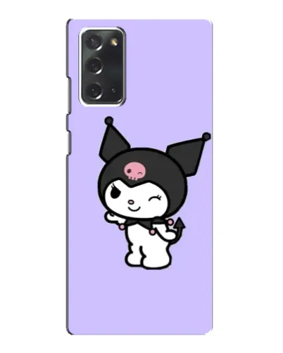 Чехол для Samsung Galaxy Note 20 с картинкой «Классическая Kuromi»