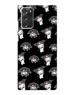 Чехол для Samsung Galaxy Note 20 с картинкой «Черный паттерн Kuromi» Чехол для Samsung Galaxy Note 20 с картинкой «Черный паттерн Kuromi»