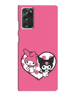 Чехол для Samsung Galaxy Note 20 с картинкой «Kuromi и My Melody» Чехол для Samsung Galaxy Note 20 с картинкой «Kuromi и My Melody»