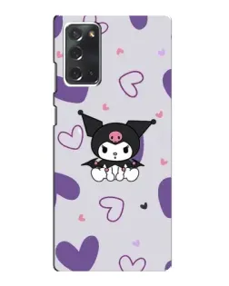 Чехол для Samsung Galaxy Note 20 с картинкой «Kuromi и лавандовые сердца» Чехол для Samsung Galaxy Note 20 с картинкой «Kuromi и лавандовые сердца»