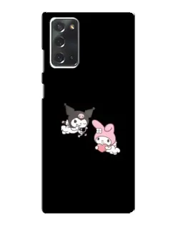 Чехол для Samsung Galaxy Note 20 с картинкой «My Melody и Kuromi» Чехол для Samsung Galaxy Note 20 с картинкой «My Melody и Kuromi»