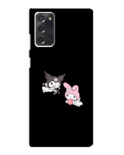 Чехол для Samsung Galaxy Note 20 с картинкой «My Melody и Kuromi»