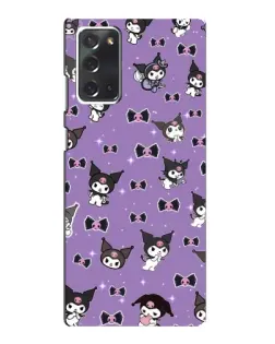 Чехол для Samsung Galaxy Note 20 с картинкой «Kuromi — паттерн» Чехол для Samsung Galaxy Note 20 с картинкой «Kuromi — паттерн»