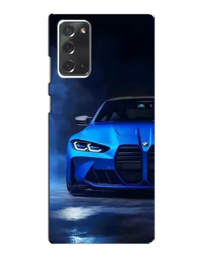 Чехол для Samsung Galaxy Note 20 с картинкой «Голубая BMW M4» Чехол для Samsung Galaxy Note 20 с картинкой «Голубая BMW M4»