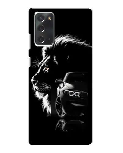 Чехол для Samsung Galaxy Note 20 с картинкой «BMW и лев» Чехол для Samsung Galaxy Note 20 с картинкой «BMW и лев»