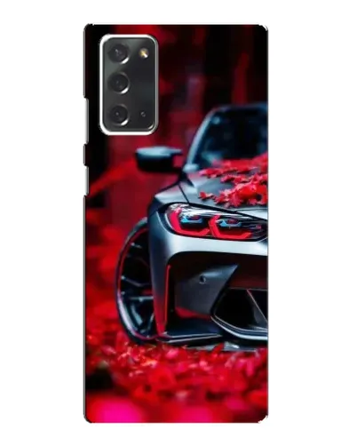 Чехол для Samsung Galaxy Note 20 с картинкой «Спортивная BMW и цветы» Чехол для Samsung Galaxy Note 20 с картинкой «Спортивная BMW и цветы»