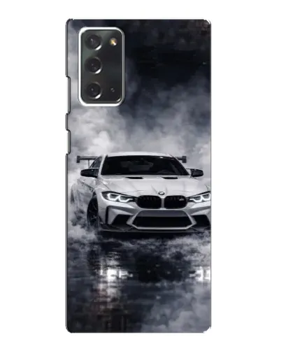 Чехол для Samsung Galaxy Note 20 с картинкой «BMW сквозь туман» Чехол для Samsung Galaxy Note 20 с картинкой «BMW сквозь туман»