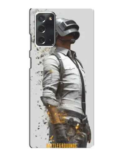 Чехол для Samsung Galaxy Note 20 с картинкой «PUBG — боец в пыли»