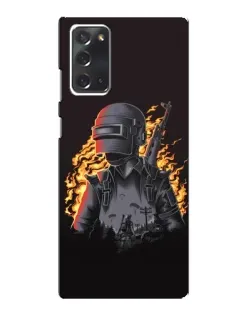 Чохол для Samsung Galaxy Note 20 з картинкою «PUBG — вогняний силует» Чохол для Samsung Galaxy Note 20 з картинкою «PUBG — вогняний силует»