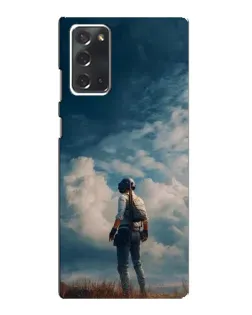 Чохол для Samsung Galaxy Note 20 з картинкою «Герой PUBG на скелі» Чохол для Samsung Galaxy Note 20 з картинкою «Герой PUBG на скелі»