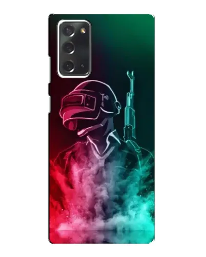 Чехол для Samsung Galaxy Note 20 с картинкой «PUBG — огненный воин»