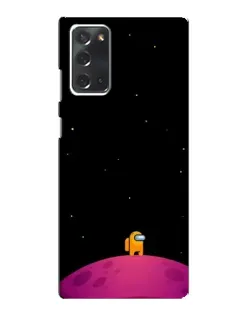 Чехол для Samsung Galaxy Note 20 с картинкой «Одинокий герой на планете»