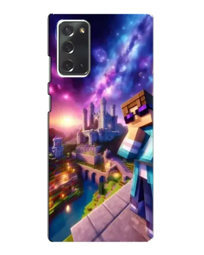 Чехол для Samsung Galaxy Note 20 с картинкой «Стив и космос»