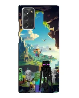 Чохол для Samsung Galaxy Note 20 з картинкою «Ендермен у лісі» Чохол для Samsung Galaxy Note 20 з картинкою «Ендермен у лісі»