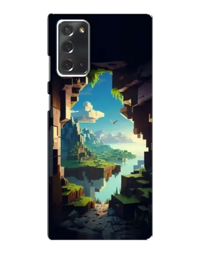 Чехол для Samsung Galaxy Note 20 с картинкой «Вид из пещеры»