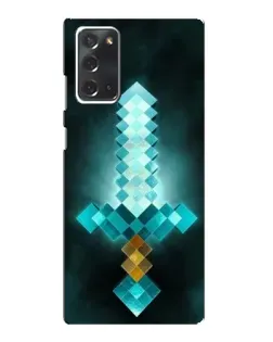 Чохол для Samsung Galaxy Note 20 з картинкою «Алмазний меч неон» Чохол для Samsung Galaxy Note 20 з картинкою «Алмазний меч неон»