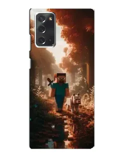 Чохол для Samsung Galaxy Note 20 з картинкою «Стів у лісі» Чохол для Samsung Galaxy Note 20 з картинкою «Стів у лісі»