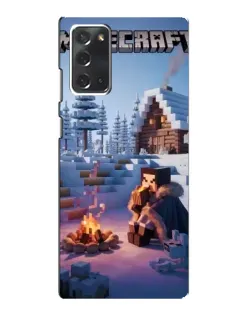 Чохол для Samsung Galaxy Note 20 з картинкою «Зимовий Minecraft» Чохол для Samsung Galaxy Note 20 з картинкою «Зимовий Minecraft»