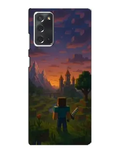 Чохол для Samsung Galaxy Note 20 з картинкою «Стів біля вежі» Чохол для Samsung Galaxy Note 20 з картинкою «Стів біля вежі»