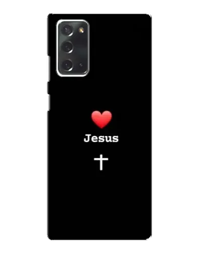 Чехол для Samsung Galaxy Note 20 с картинкой «Сердце - Jesus» Чехол для Samsung Galaxy Note 20 с картинкой «Сердце - Jesus»