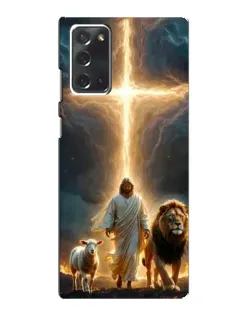 Чехол для Samsung Galaxy Note 20 с картинкой «Лев Иуды и Свет»
