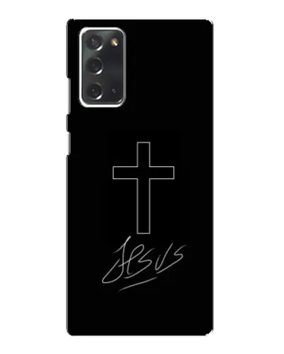 Чехол для Samsung Galaxy Note 20 с картинкой «Графический крест Jesus» Чехол для Samsung Galaxy Note 20 с картинкой «Графический крест Jesus»