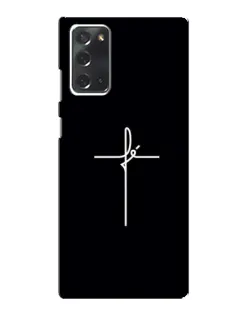 Чехол для Samsung Galaxy Note 20 с картинкой «Тонкий крест» Чехол для Samsung Galaxy Note 20 с картинкой «Тонкий крест»