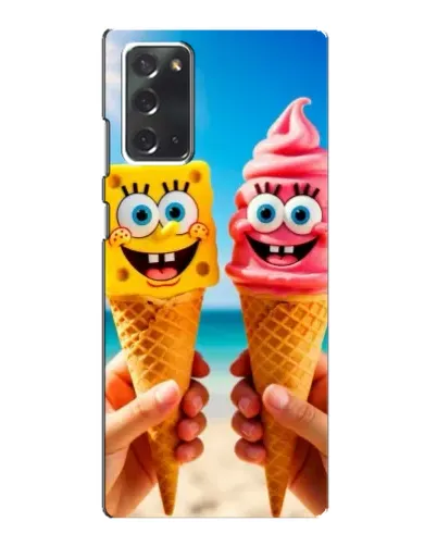 Чехол для Samsung Galaxy Note 20 с картинкой «Спанч Боб мороженое» Чехол для Samsung Galaxy Note 20 с картинкой «Спанч Боб мороженое»