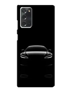 Чохол для Samsung Galaxy Note 20 з картинкою «Силует Tesla Night» Чохол для Samsung Galaxy Note 20 з картинкою «Силует Tesla Night»