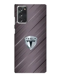 Чохол для Samsung Galaxy Note 20 з картинкою «Металева текстура Tesla» Чохол для Samsung Galaxy Note 20 з картинкою «Металева текстура Tesla»