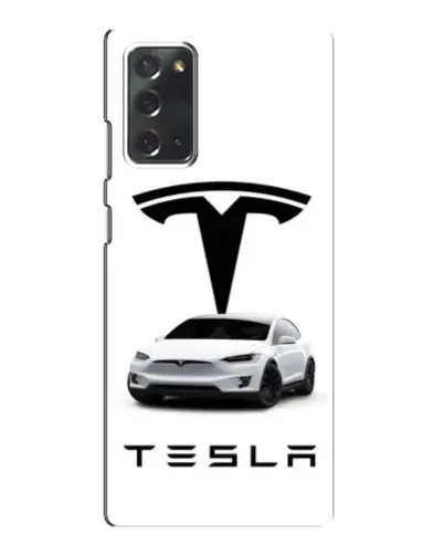 Чехол для Samsung Galaxy Note 20 с картинкой «Tesla White Style» Чехол для Samsung Galaxy Note 20 с картинкой «Tesla White Style»