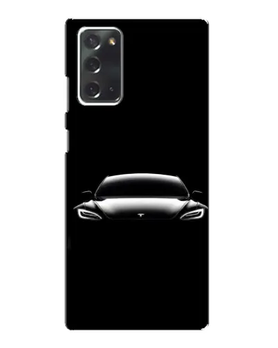 Чехол для Samsung Galaxy Note 20 с картинкой «Фары Tesla Night» Чехол для Samsung Galaxy Note 20 с картинкой «Фары Tesla Night»