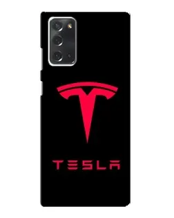 Чохол для Samsung Galaxy Note 20 з картинкою «Tesla Red Logo» Чохол для Samsung Galaxy Note 20 з картинкою «Tesla Red Logo»