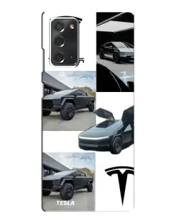 Чохол для Samsung Galaxy Note 20 з картинкою «Колаж Cybertruck Tesla» Чохол для Samsung Galaxy Note 20 з картинкою «Колаж Cybertruck Tesla»